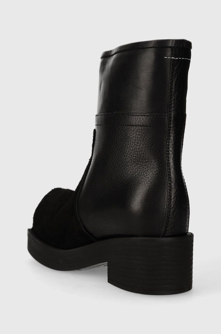 Maison Margiela o1mle0426 Leather Boots in Black Size US 6 / IT 36 - 2 Thumbnail