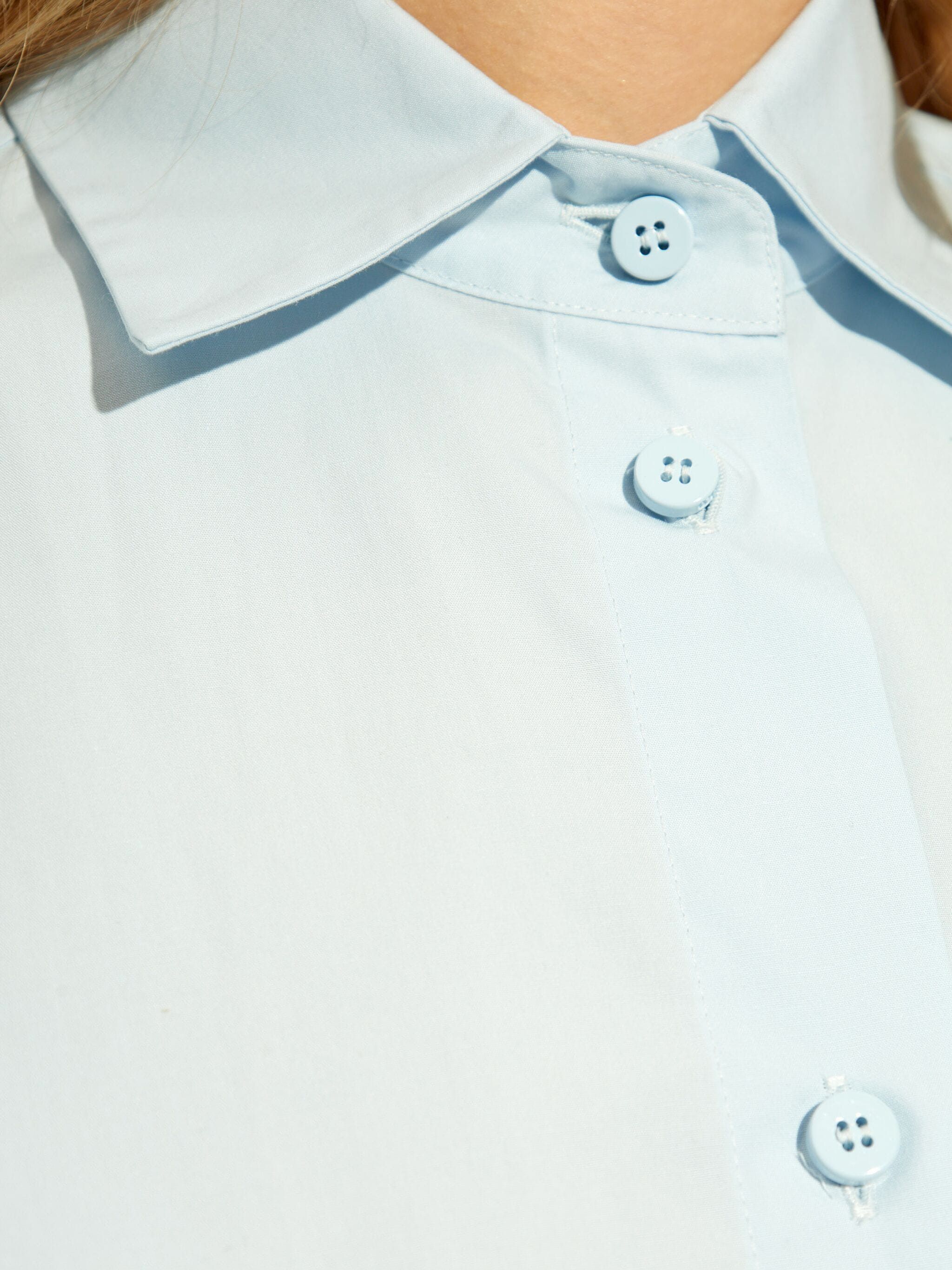 The Attico o1s22i1n1024 Eliza Shirt in Light Blue Size M / US 6-8 / IT 42-44 - 5 Thumbnail
