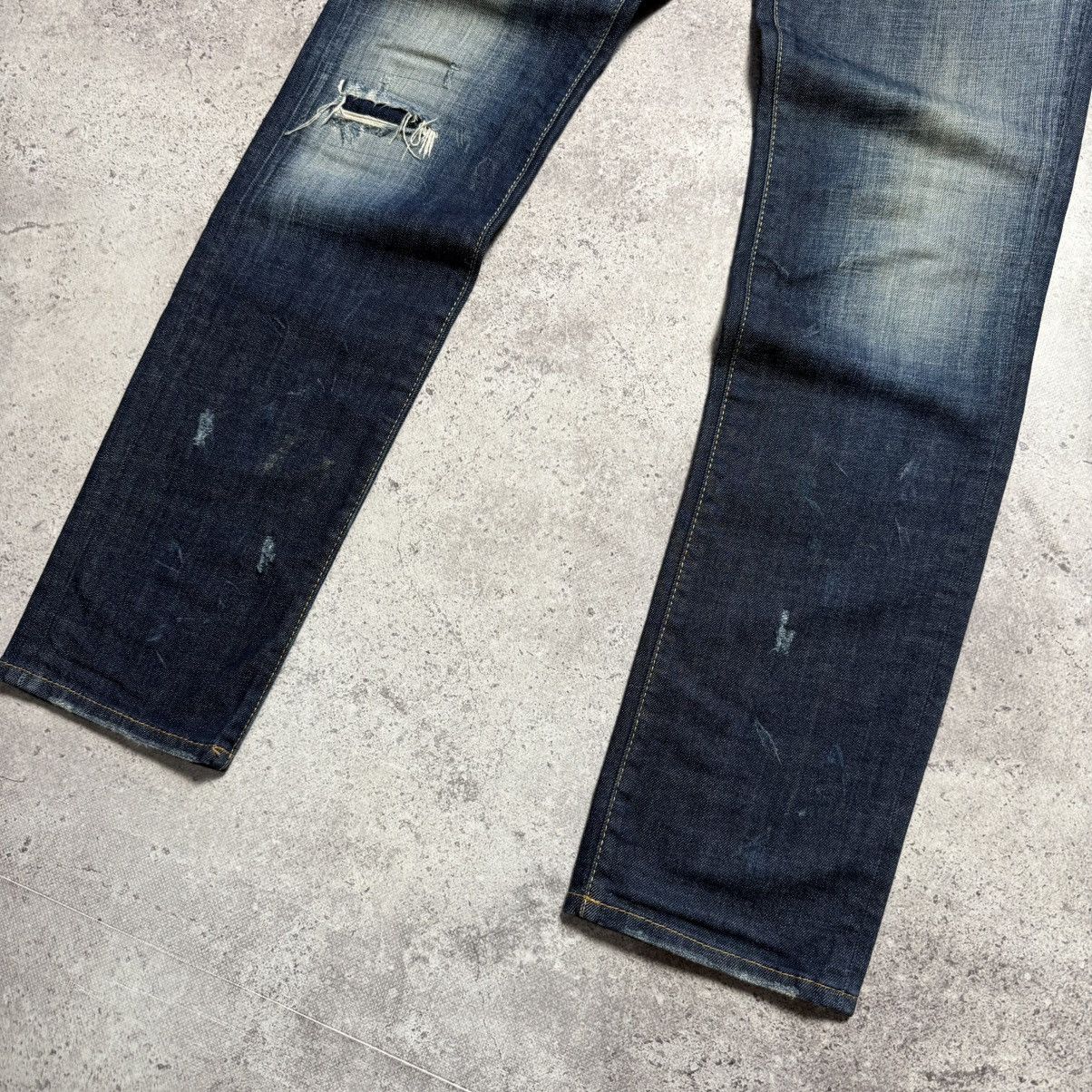 Dsquared2 Dsquared2 Distressed Slim Fit Jeans Size US 32 / EU 48 - 3 Thumbnail