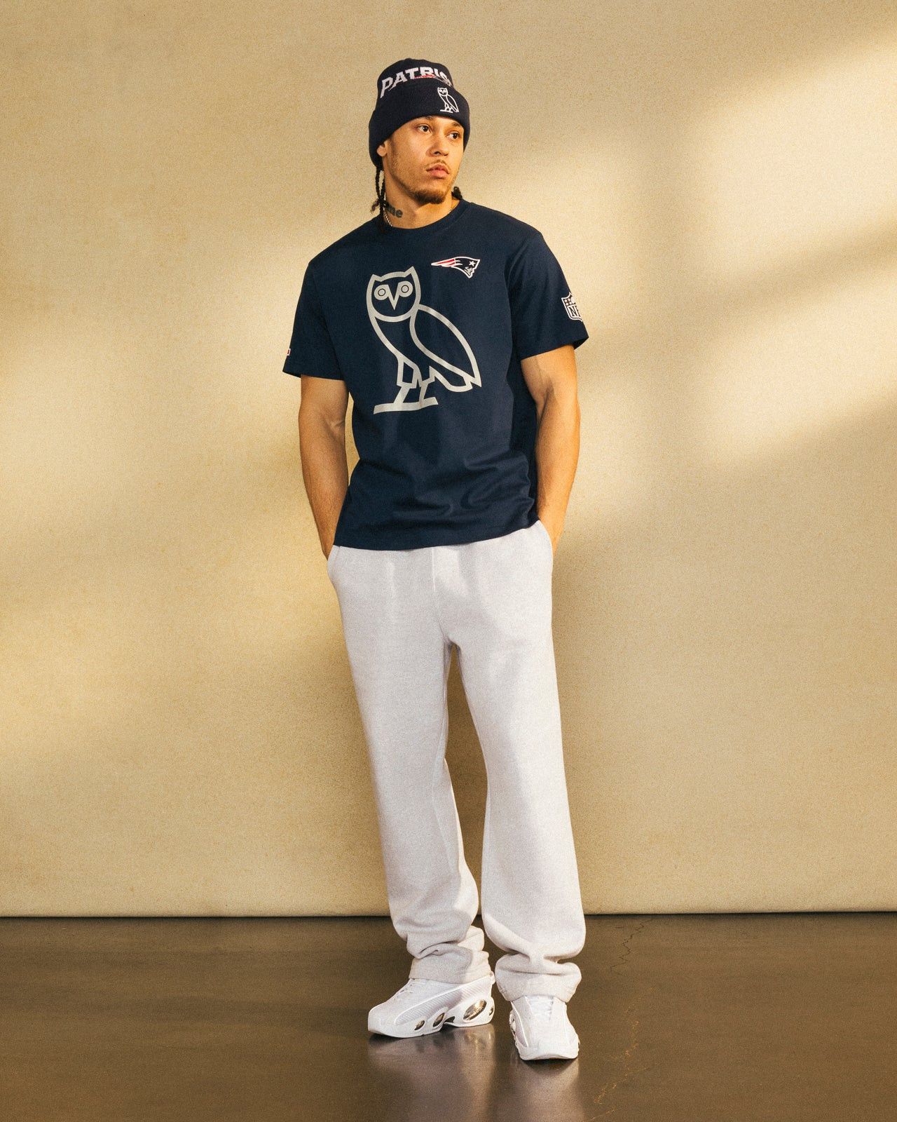 Drake OVO x NFL NEW ENGLAND PATRIOTS OG T-SHIRT Size US M / EU 48-50 / 2 - 2 Thumbnail