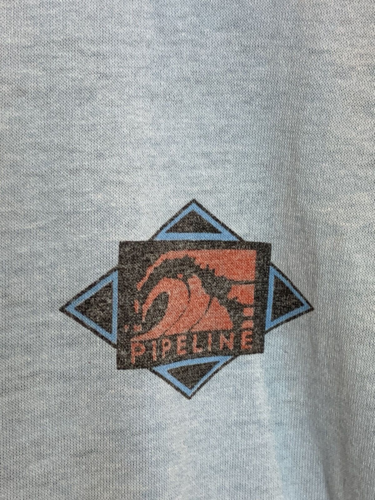 Vintage *RARE* Vintage 70s Pipeline Surf Forecast Typhoon LS T-Shirt Size US L / EU 52-54 / 3 - 7 Thumbnail