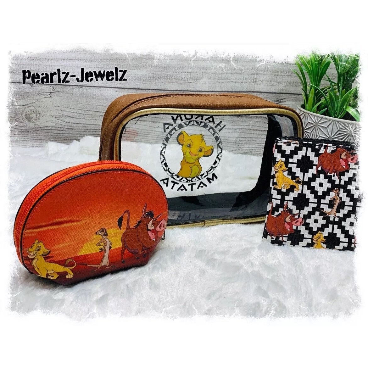 Disney Loungefly Disney Lion King Simba Hakuna Matata MakeUp Cosmet Size ONE SIZE - 9 Thumbnail