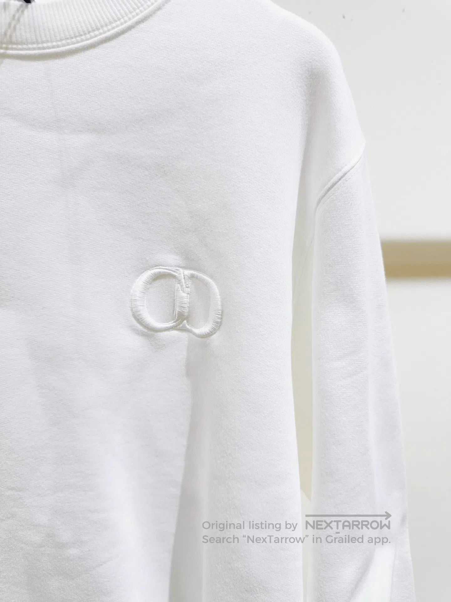 Dior Dior White CD Embroidered Logo Hoodie. Size US S / EU 44-46 / 1 - 2 Thumbnail