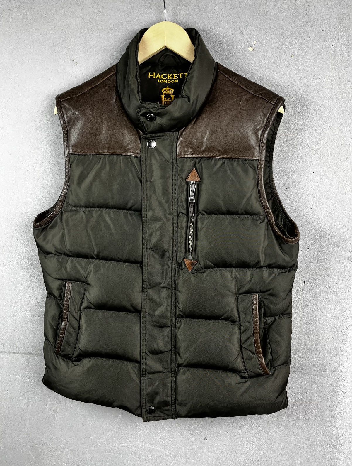 Hackett Hackett london leather vest jacket Size US M / EU 48-50 / 2 - 1 Thumbnail