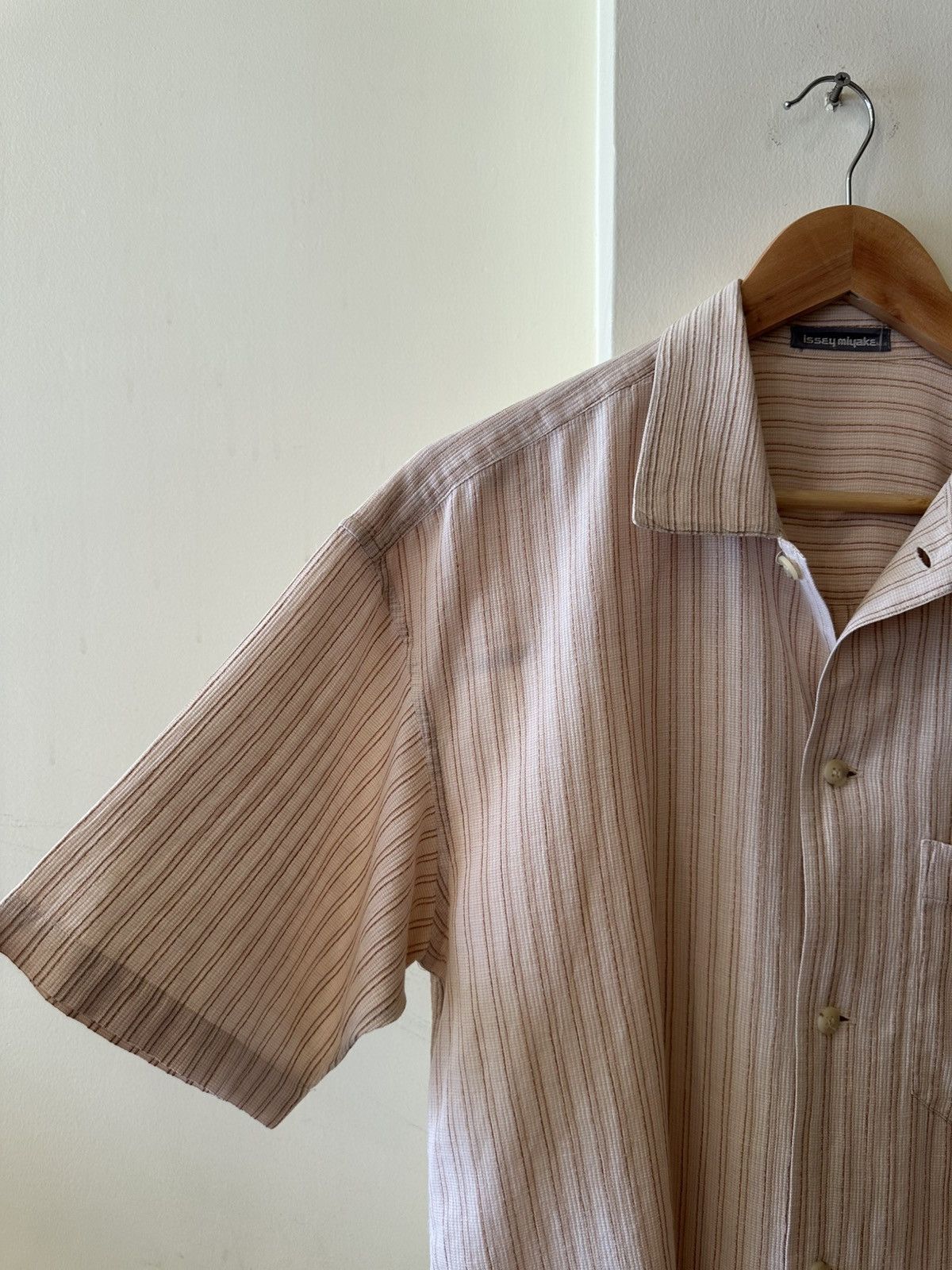 Issey Miyake Issey Miyake Men 80s Brush Label Button Up Size US M / EU 48-50 / 2 - 3 Thumbnail
