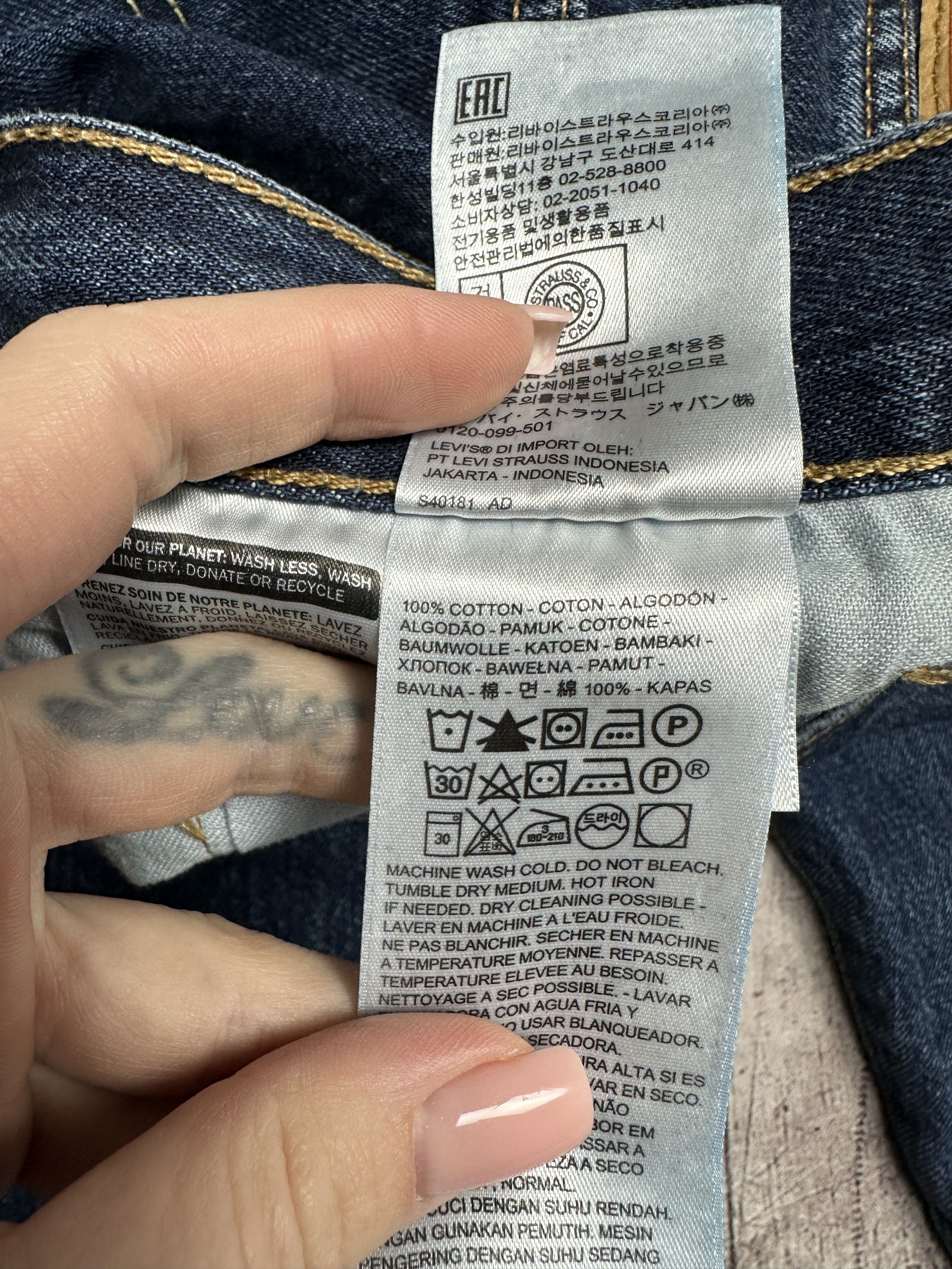 Levi's Levi's 501 Mens Denim Pants Jeans Size 34 x 32 Size US 34 / EU 50 - 9 Thumbnail