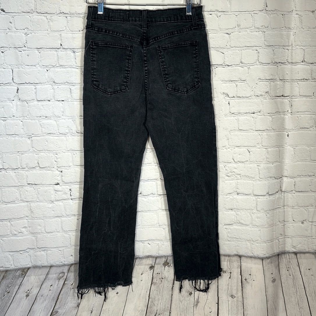 Pistola Pistola Womens Skinny Cropped Black Jeans W 29 Style P8288STB-STE Frayed Hem Ankle Cropped 25" Inseam 7" Leg Opening 10" Front Rise Jeans Womens Size 29" - 7 Thumbnail