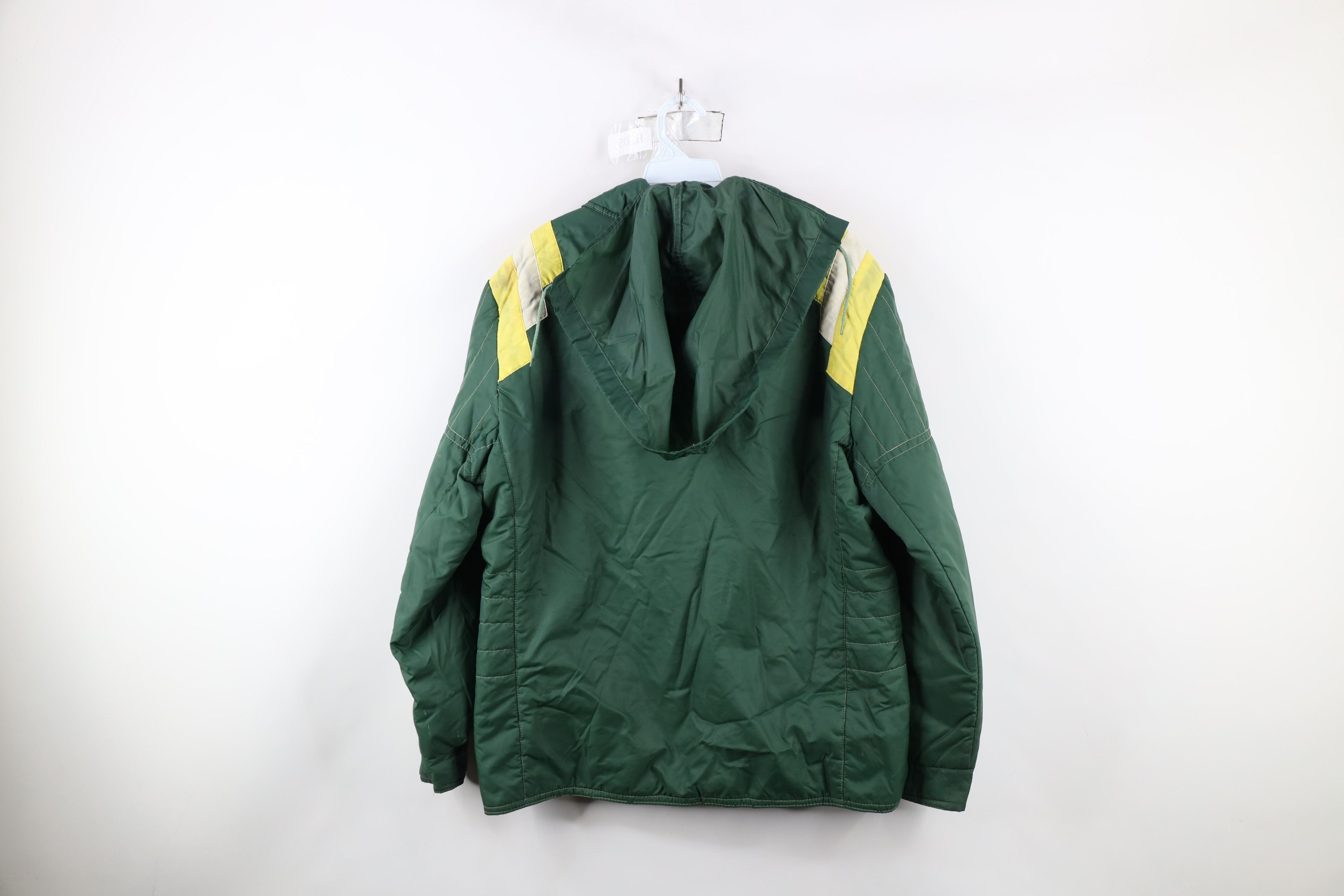 Vintage Vintage 70s Streetwear Striped Hooded Full Zip Jacket Size US M / EU 48-50 / 2 - 14 Thumbnail
