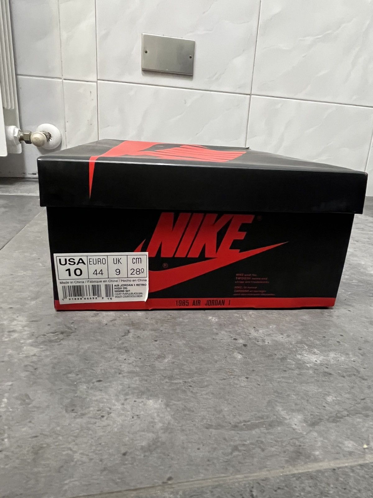 Nike Jordan 1 High OG Court purple Size US 10 / EU 43 - 7 Thumbnail