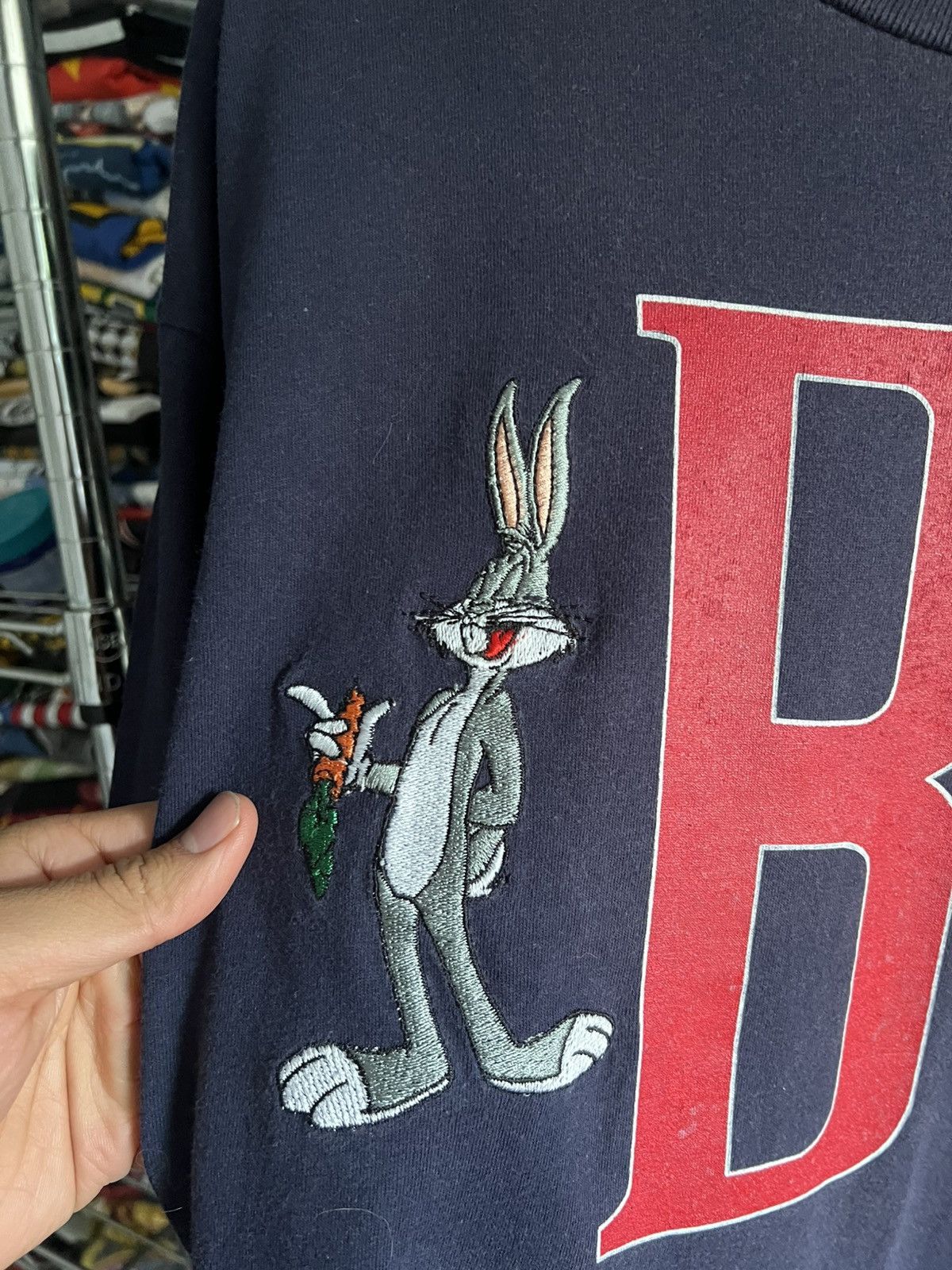 Vintage 1998 Looney Tunes The Best Off Bugs Bunny Embroidered Tee Size US XL / EU 56 / 4 - 3 Thumbnail