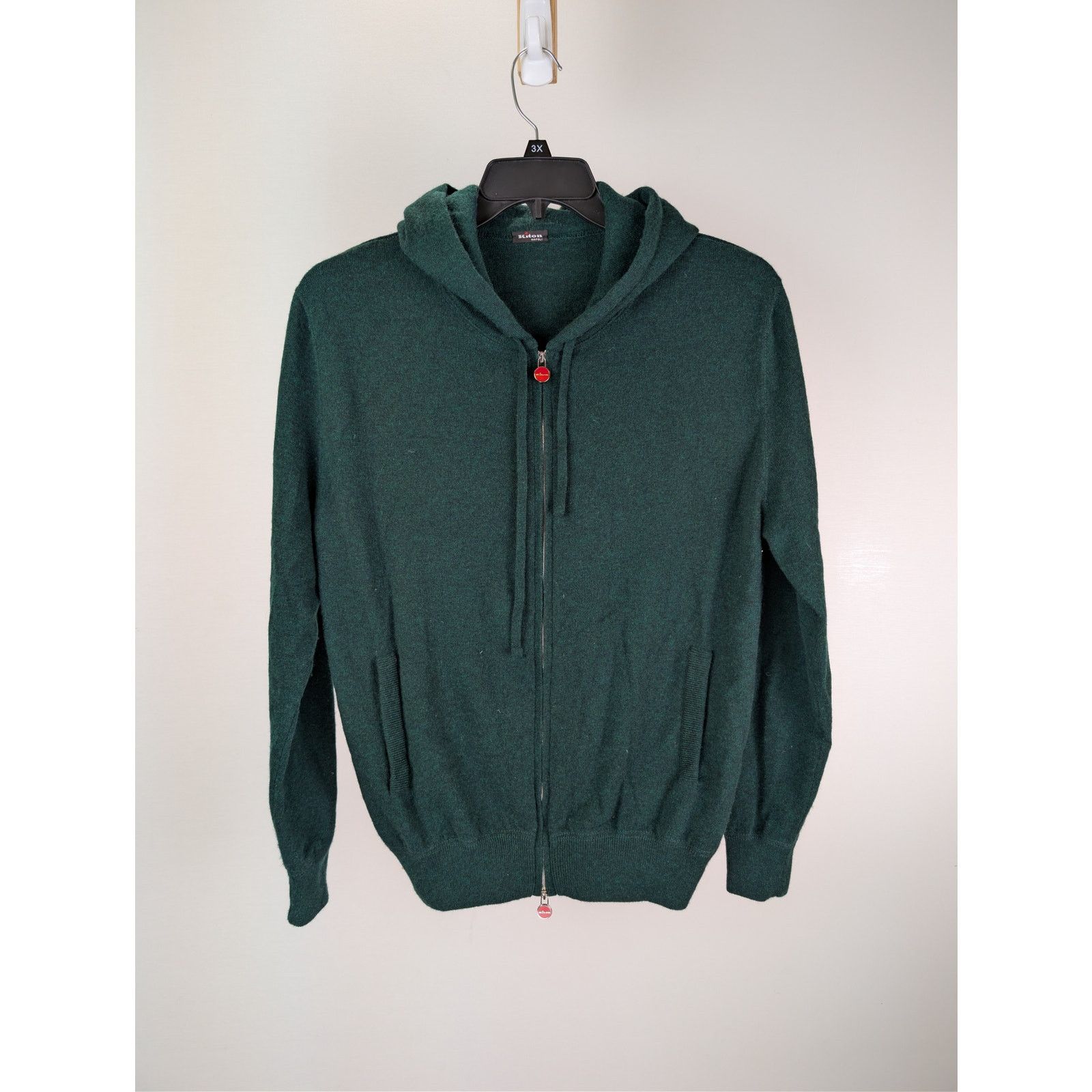 Kiton o1rshd1 CC20 Zip-up Hoodie in green Size US M / EU 48-50 / 2 - 1 Thumbnail