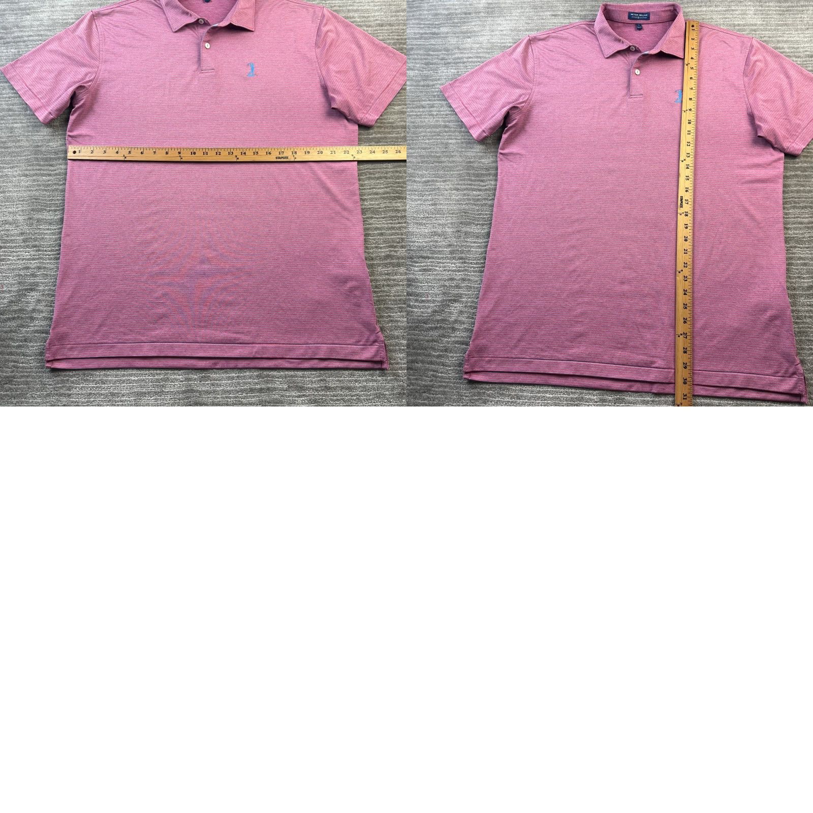 Peter Millar Peter Millar Polo Shirt Mens Large Red Performance Crown Crafted Size US L / EU 52-54 / 3 - 8 Thumbnail