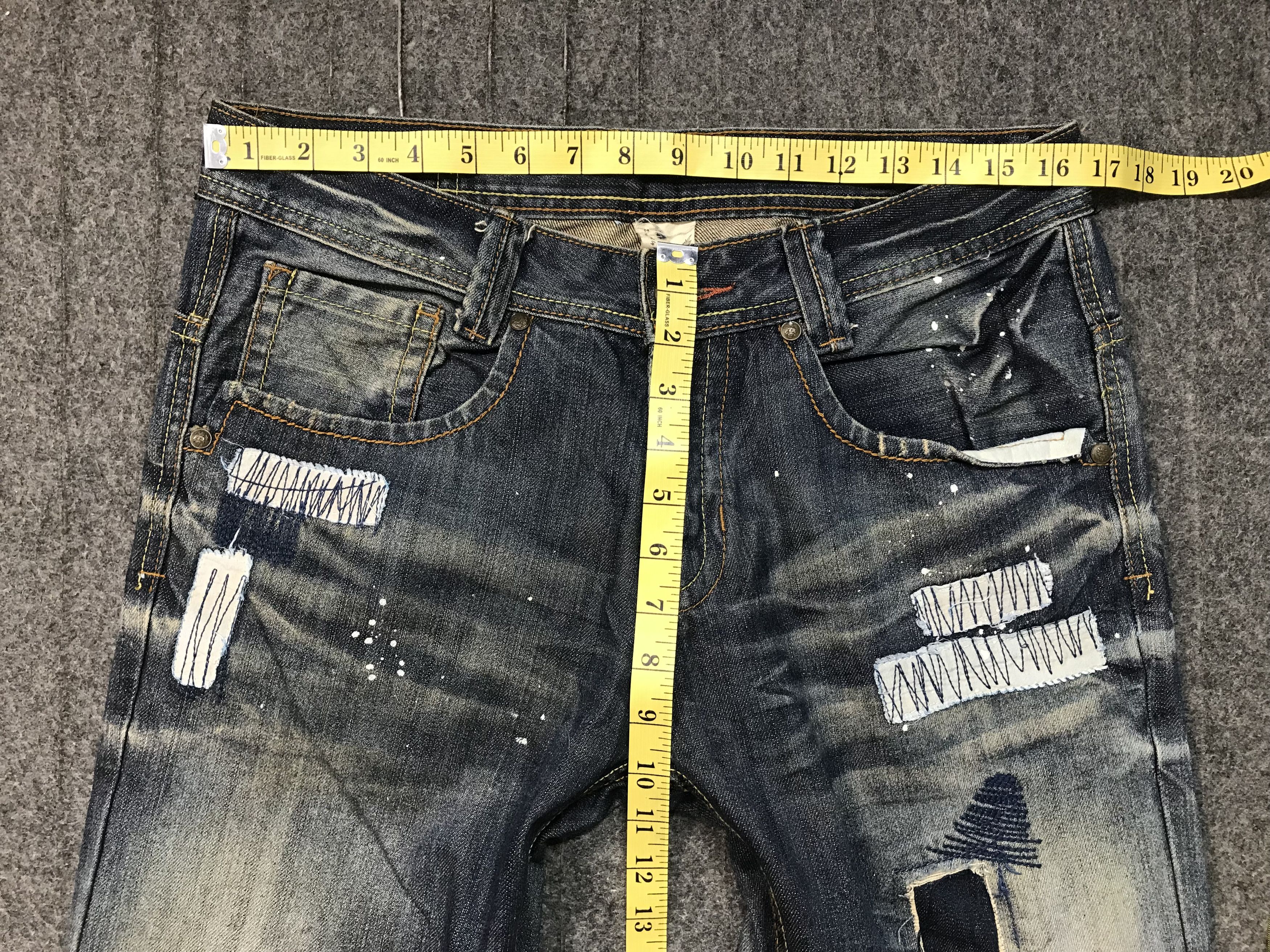 Robins Jeans Distressed Styled Japanese Robins Jeans Straight Cut Size US 32 / EU 48 - 10 Thumbnail