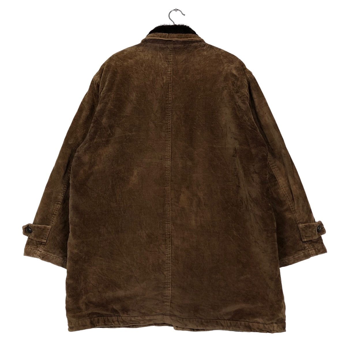 Japanese Brand 🔥Vintage Suede Jacket Monteviso Italy Mink Fur Lining Size US L / EU 52-54 / 3 - 8 Thumbnail