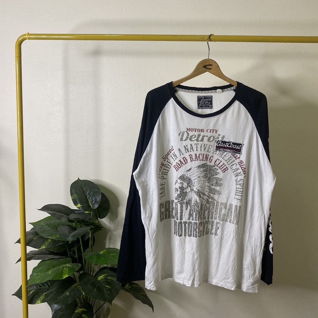 Other American Native Apache Motorcycle Club Pendleton Choppers LS Size US XL / EU 56 / 4 - 5 Thumbnail
