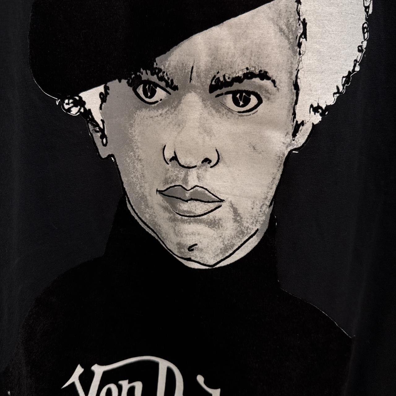 Von Dutch Von Dutch Paris Black Artist Portrait Graphic T-Shirt Size L Size US L / EU 52-54 / 3 - 3 Thumbnail