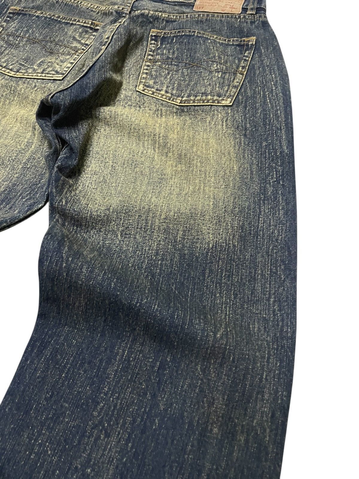 Designer × Japanese Brand Amore Puro Japan Stone Mud Wash Studded Loose Jeans Size US 30 / EU 46 - 17 Thumbnail