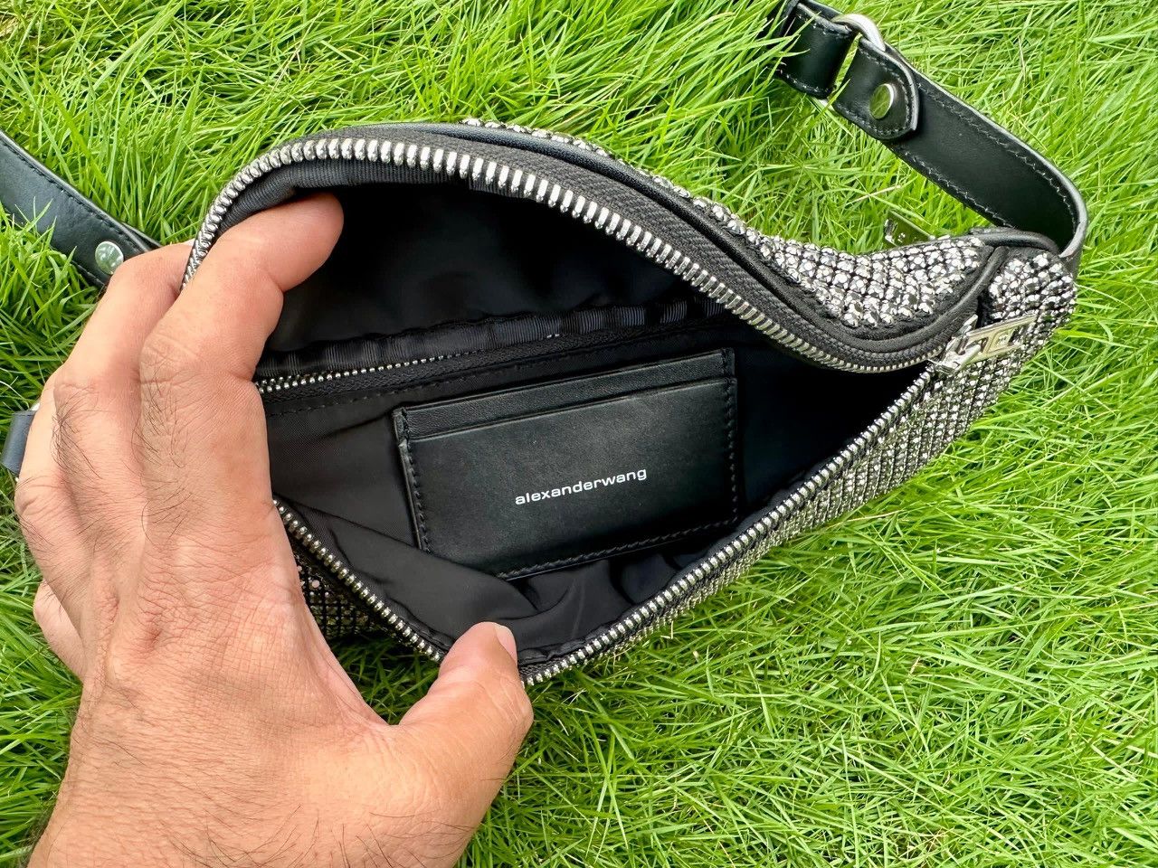 Alexander Wang Authentic Alexander Wang Attica Rhinestone Fanny Pack Size ONE SIZE - 5 Thumbnail