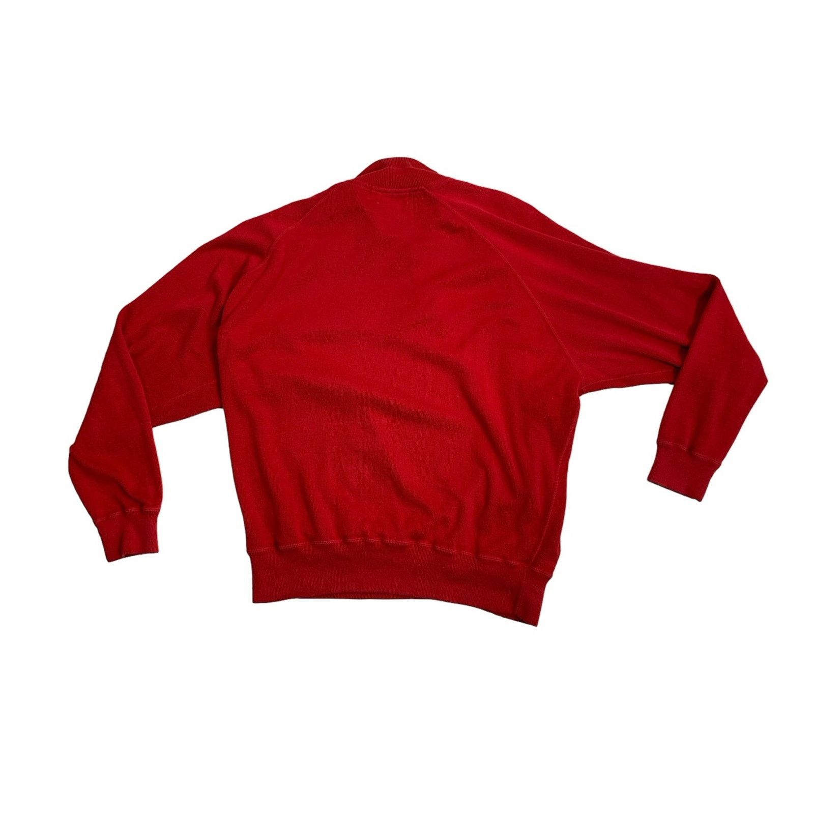Polo Ralph Lauren Polo by Ralph Lauren Mens Size XL Sweater Red CottonPullover Size US XL / EU 56 / 4 - 3 Thumbnail