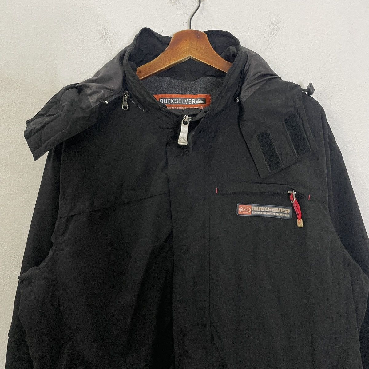Quiksilver Vintage Quiksilver Hoodies Jacket Size US L / EU 52-54 / 3 - 4 Thumbnail