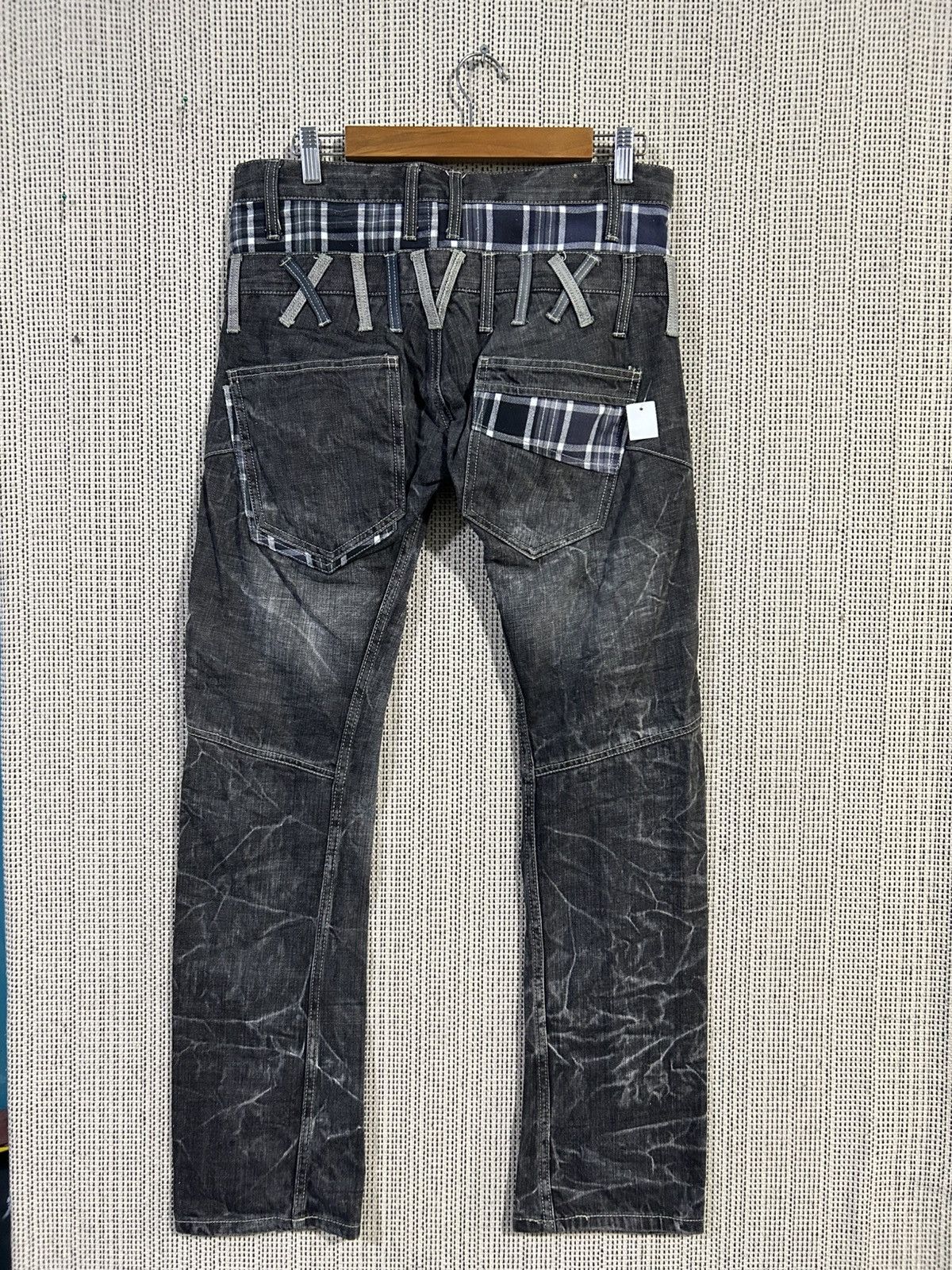 Seditionaries Y2k nylaus clothing double waist denim regular fit Size US 31 - 5 Thumbnail