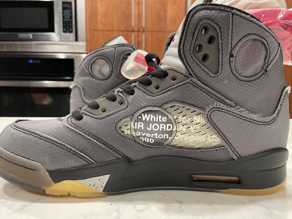 jordan 5 off white muslin stockx