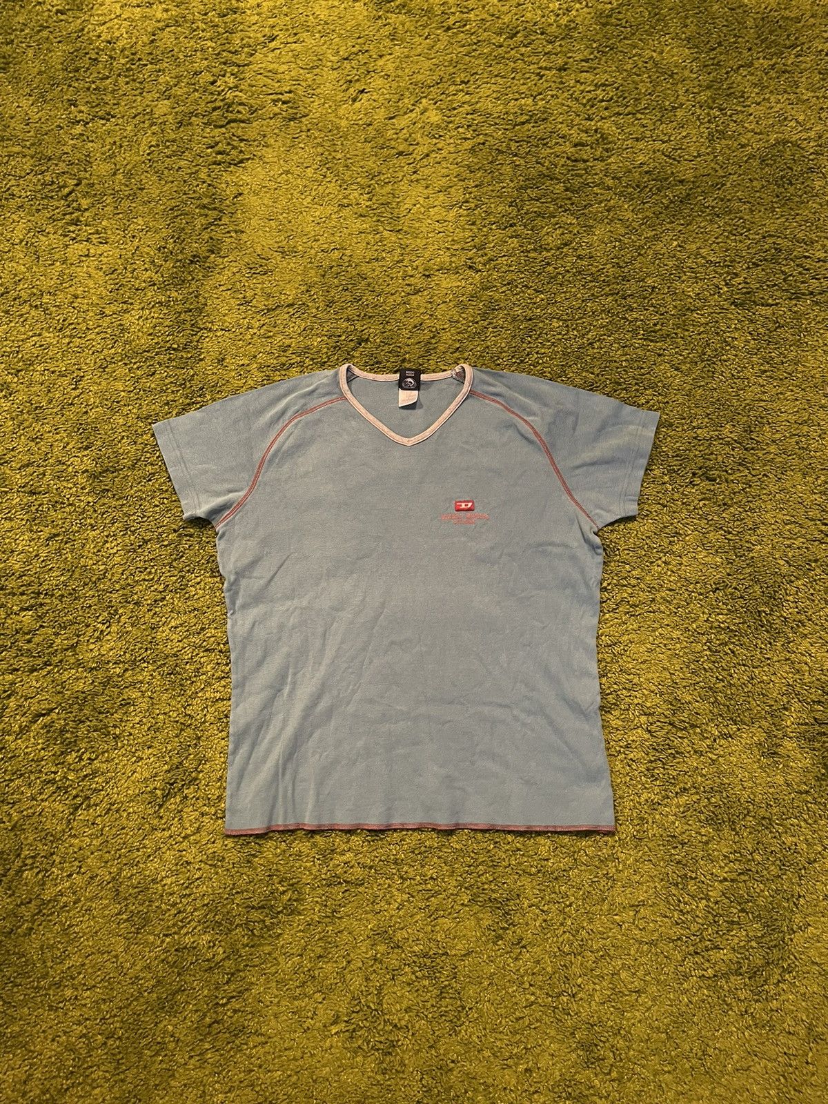 Designer × Diesel × Vintage Diesel 1990s vintage slim fit t-shirt Size US L / EU 52-54 / 3 - 1 Thumbnail