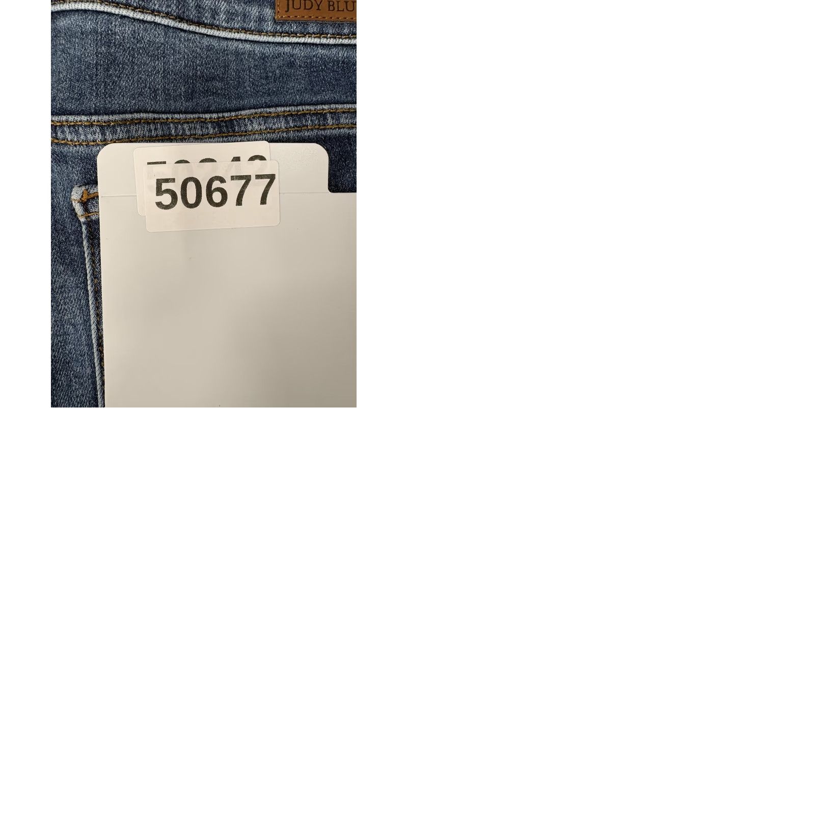 Denime Judy Blue Jeans Womens 13/31 Straight Fit Blue Mid Rise Distressed Stretch Denim Jeans Women Slim Pocket 5-Pocket Fall Vintage: No, etc Size 24" / US 00 / IT 34 - 9 Thumbnail