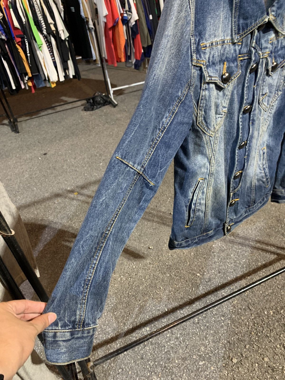 Japanese Brand Livertine Age Denim Jacket Size US M / EU 48-50 / 2 - 7 Thumbnail