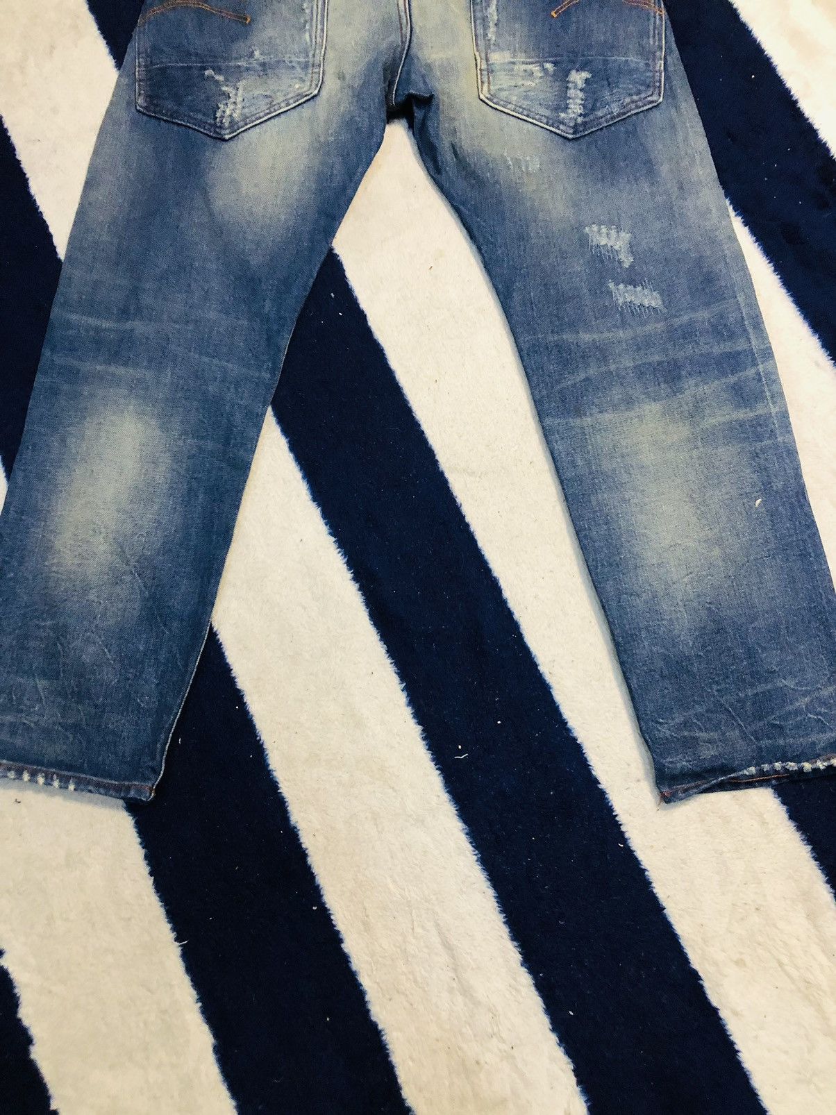 G-Star × Vintage G-Star Distressed Style Denim Jeans (1) Size US 30 / EU 46 - 6 Thumbnail