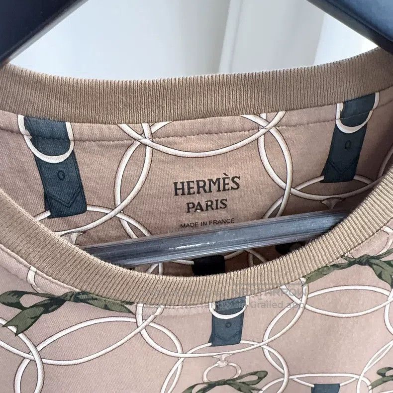 Hermes Hermes Geometric pattern printed casual short-sleeved shir Size XS / US 0-2 / IT 36-38 - 7 Thumbnail