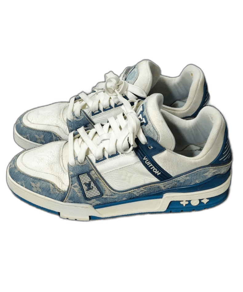 Louis Vuitton Blue and White Louis Vuitton Sneakers-yf Size US 9 / EU 42 - 1 Thumbnail