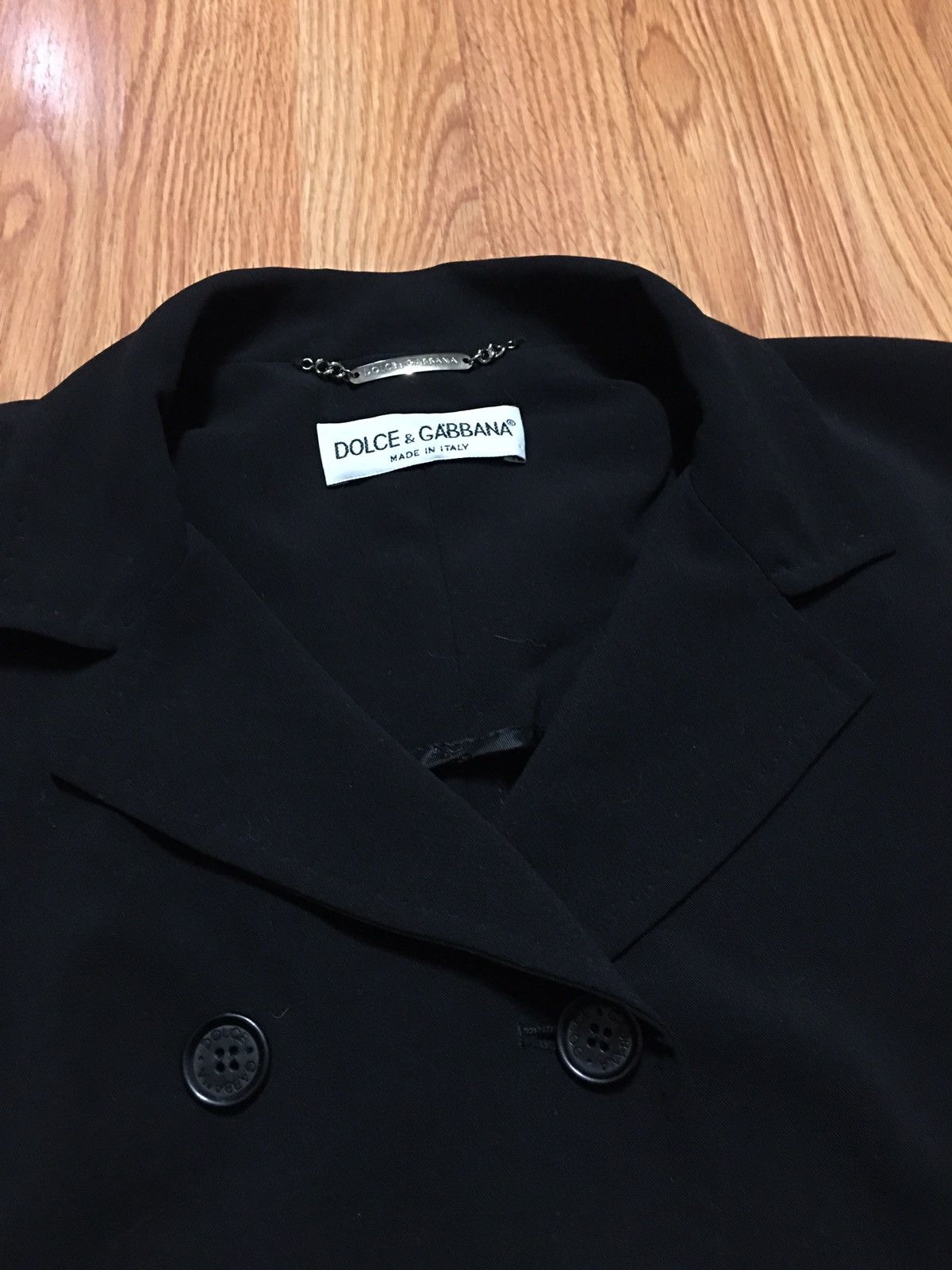 Dolce & Gabbana Dolce & Gabbana Double Breasted Virgin Wool Blazer Size EU40 Size S / US 4 / IT 40 - 9 Thumbnail