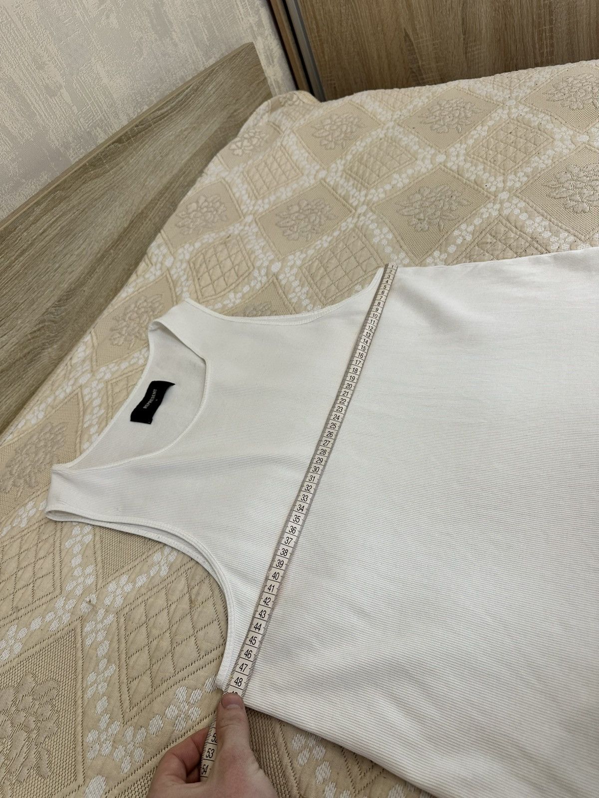 Represent Clo. 🔥 Represent White Ribbed Sleeveless T Shirt Tank Top Size US S / EU 44-46 / 1 - 8 Thumbnail