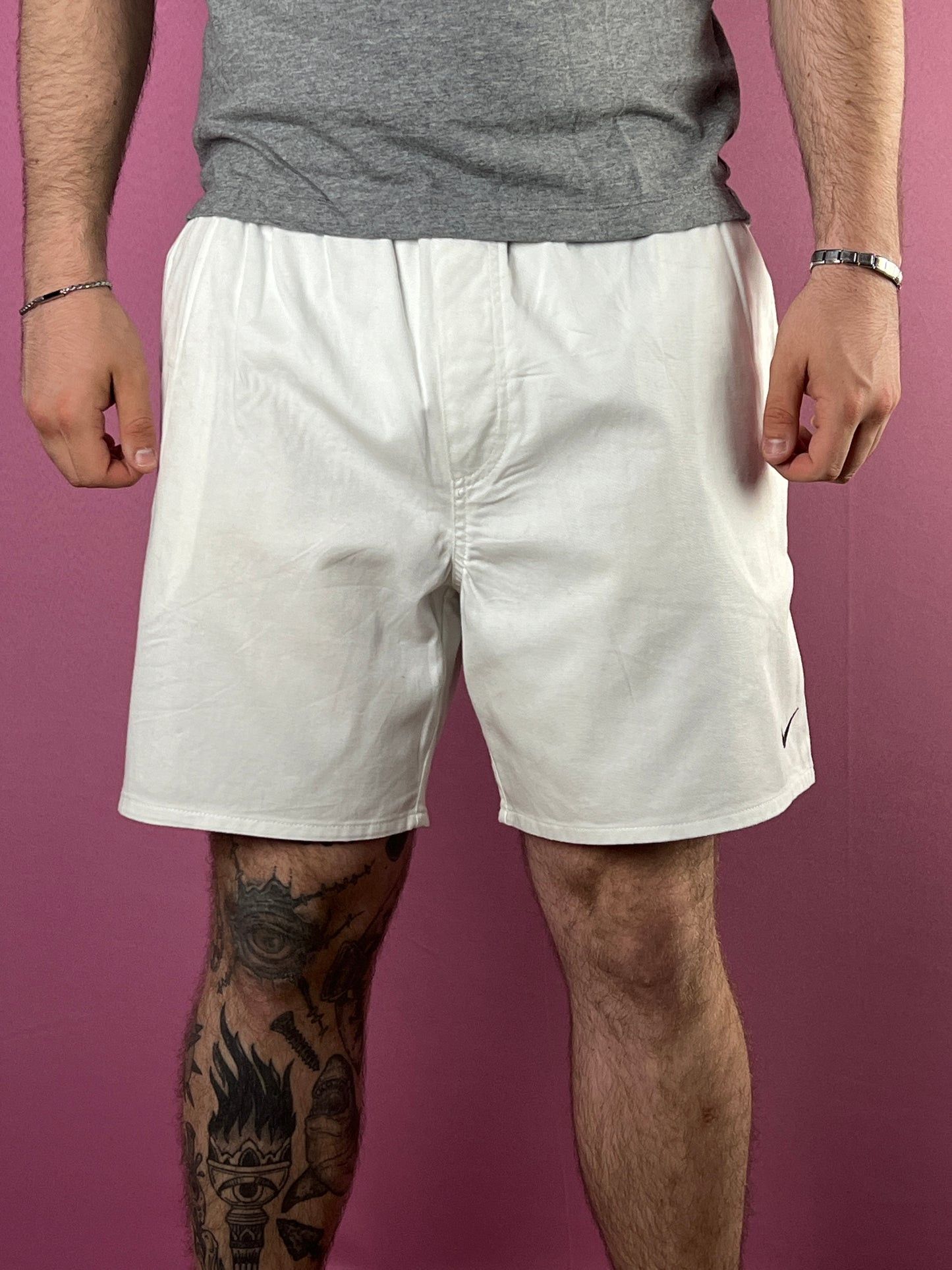 Nike × Vintage 90s Nike Vintage Men's Sport Shorts - L Size US 34 / EU 50 - 2 Thumbnail