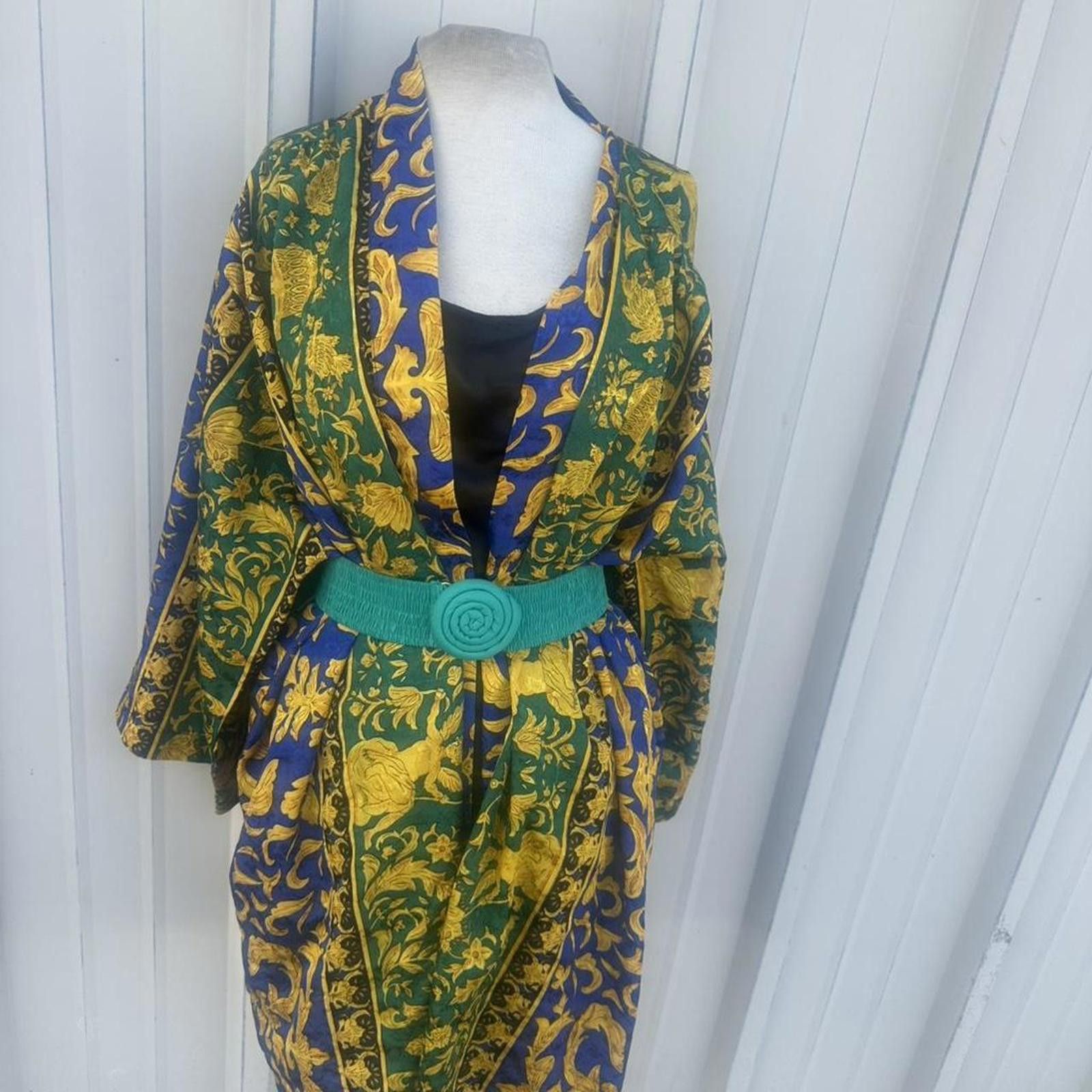Other vintage Versace-inspired tunic top #boho #retro Size ONE SIZE - 2 Thumbnail