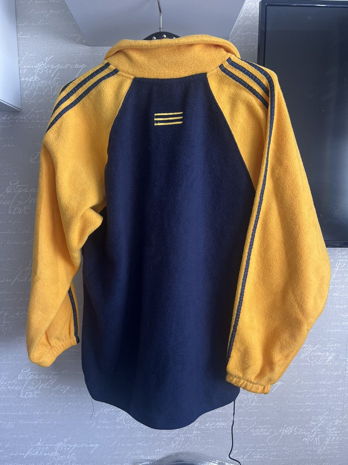 Adidas × Vintage Vintage Adidas Fleece Sweater / Pullover / Activewear Size US M / EU 48-50 / 2 - 2 Thumbnail