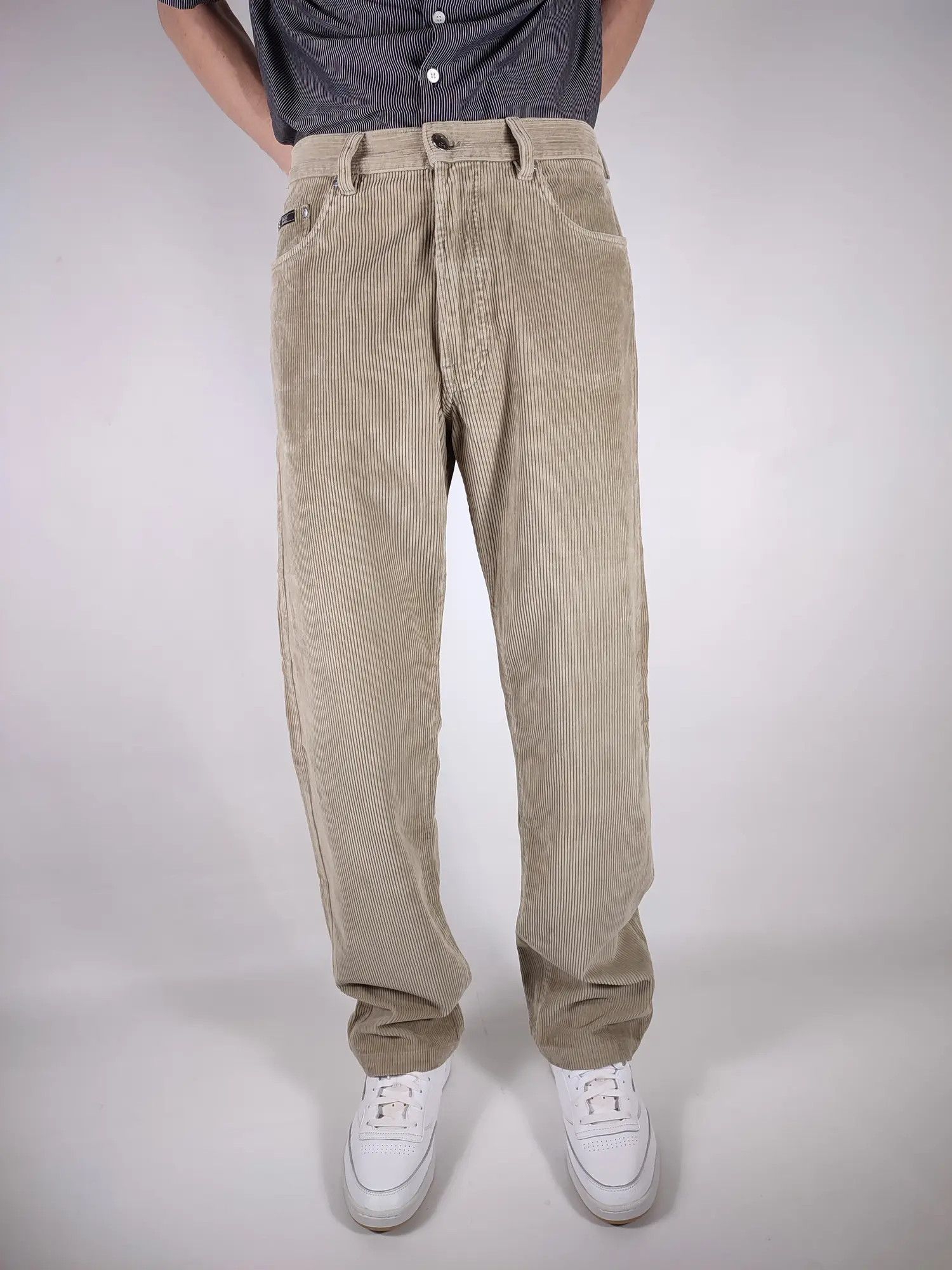 Hugo Boss Vintage Hugo Boss Corduroy Arkansas Casual Pants Size US 34 / EU 50 - 2 Thumbnail