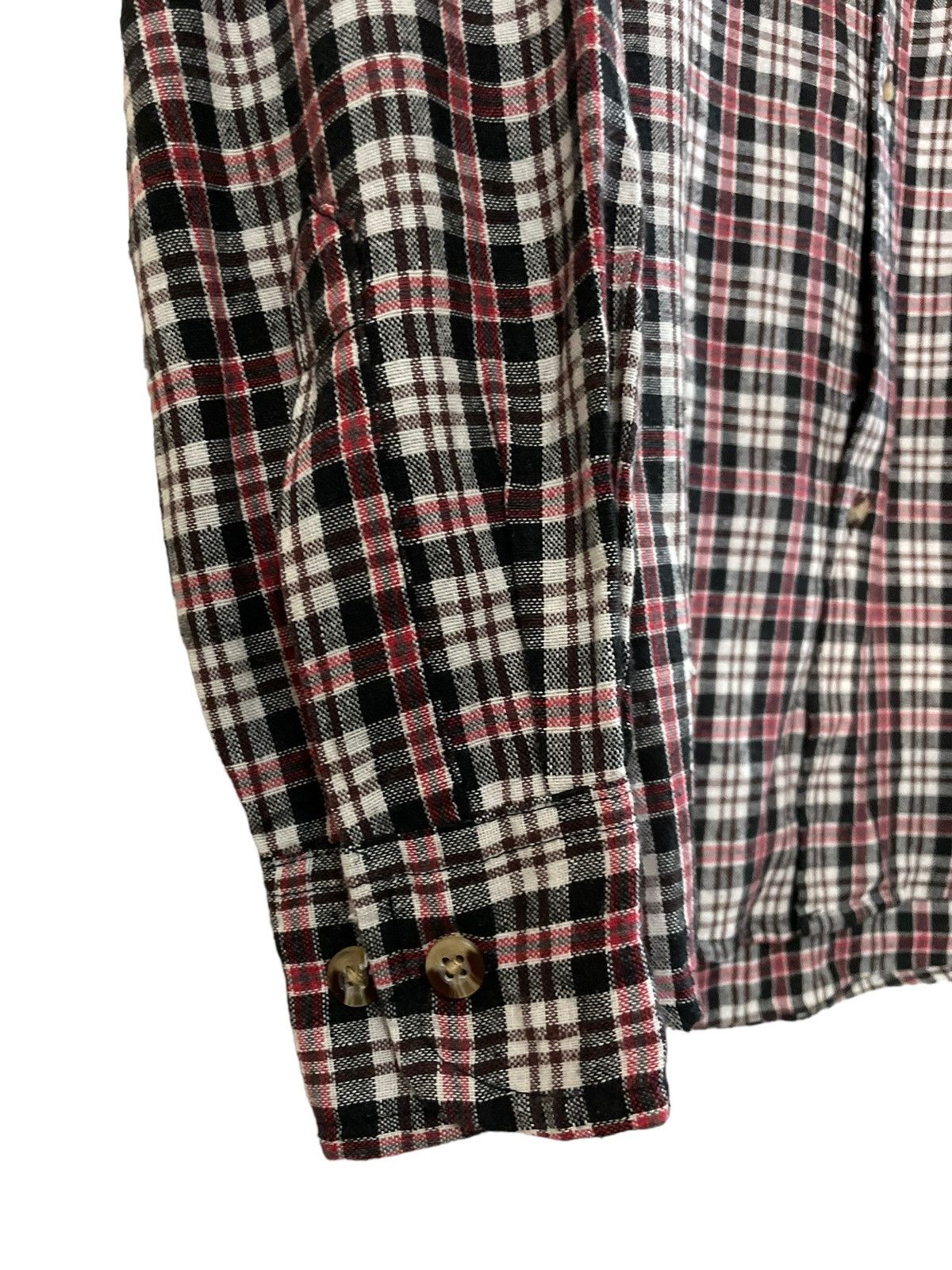Flannel × Japanese Brand Vintage Fresco Travis Scott Style Tartan Plaid Flannel Size US M / EU 48-50 / 2 - 7 Thumbnail