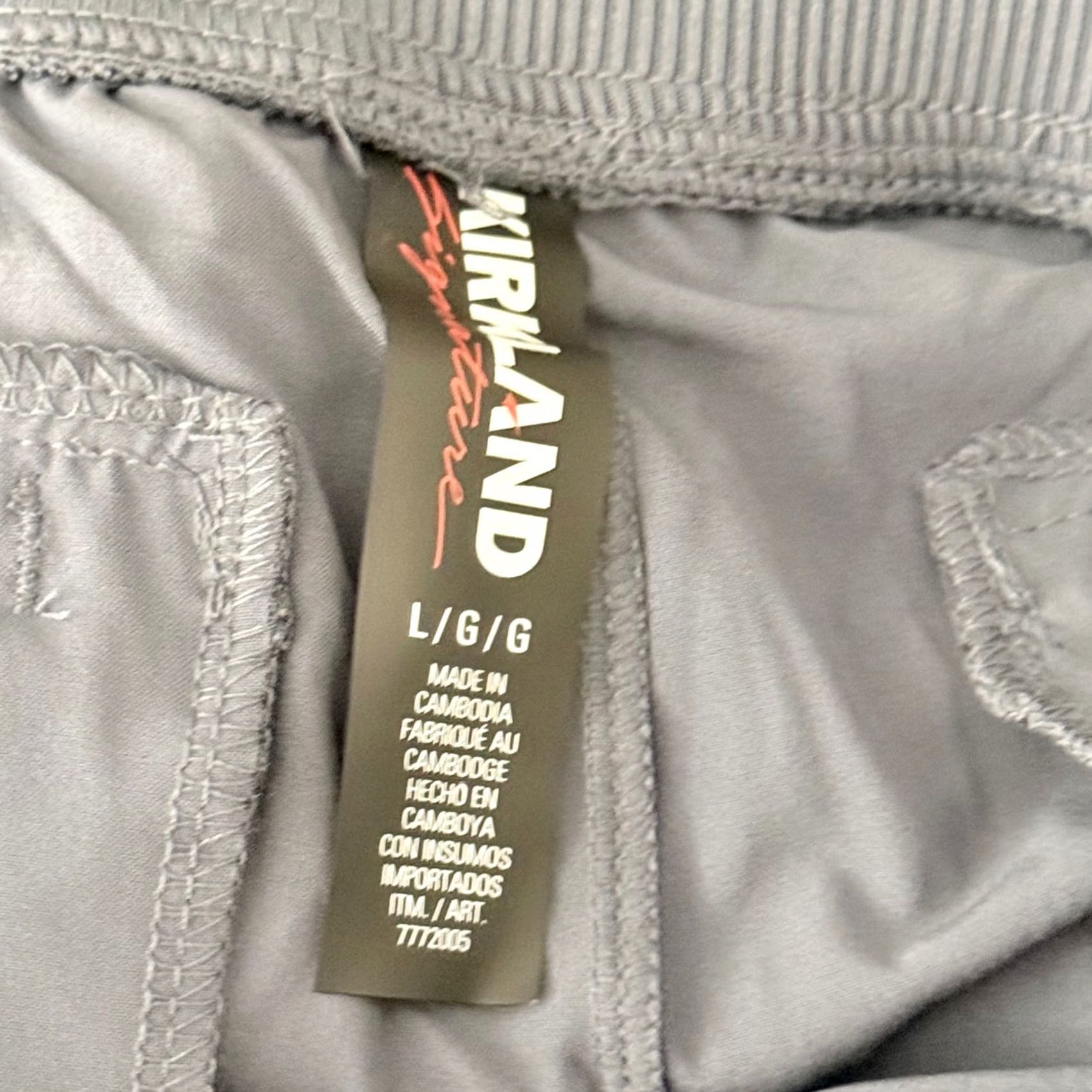 Vintage Womens Large Ankle Pant Gray 4-Way Stretch Quick-Dry Gorpcore Athleisure Size 36" / US 14 / IT 50 - 4 Thumbnail