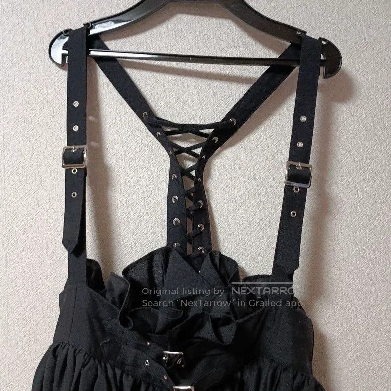 Comme des Garcons Comme Des Garcons Black vintage laced frill dress Size S / US 4 / IT 40 - 2 Thumbnail