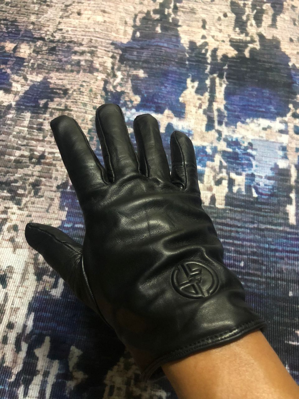 Giorgio Armani Giorgio Armani Mainline Leather Gloves Tag Size -M Size ONE SIZE - 4 Thumbnail