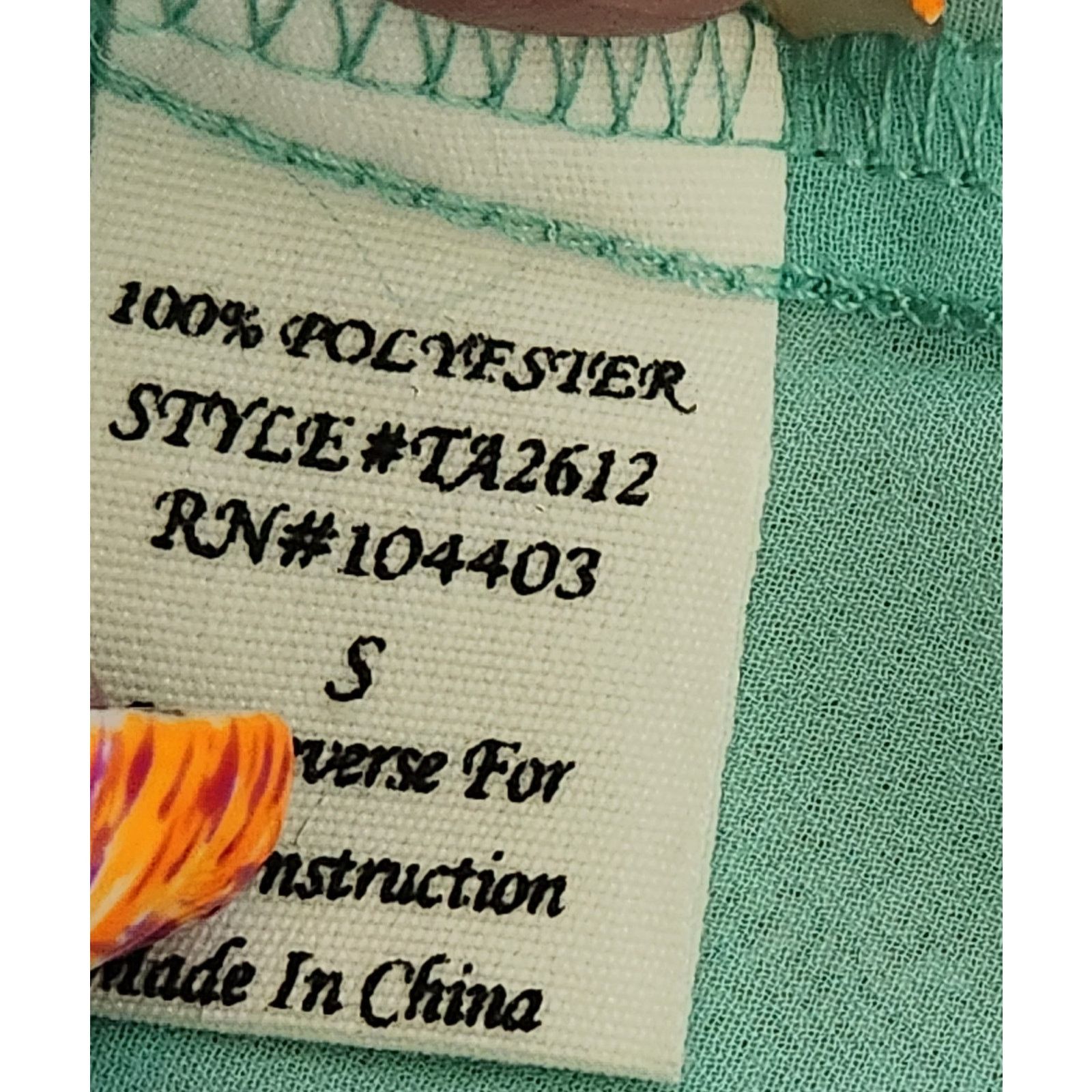 Other Mine Teal Sleeveless Button Up Top Small Lightweight Size S / US 4 / IT 40 - 6 Thumbnail