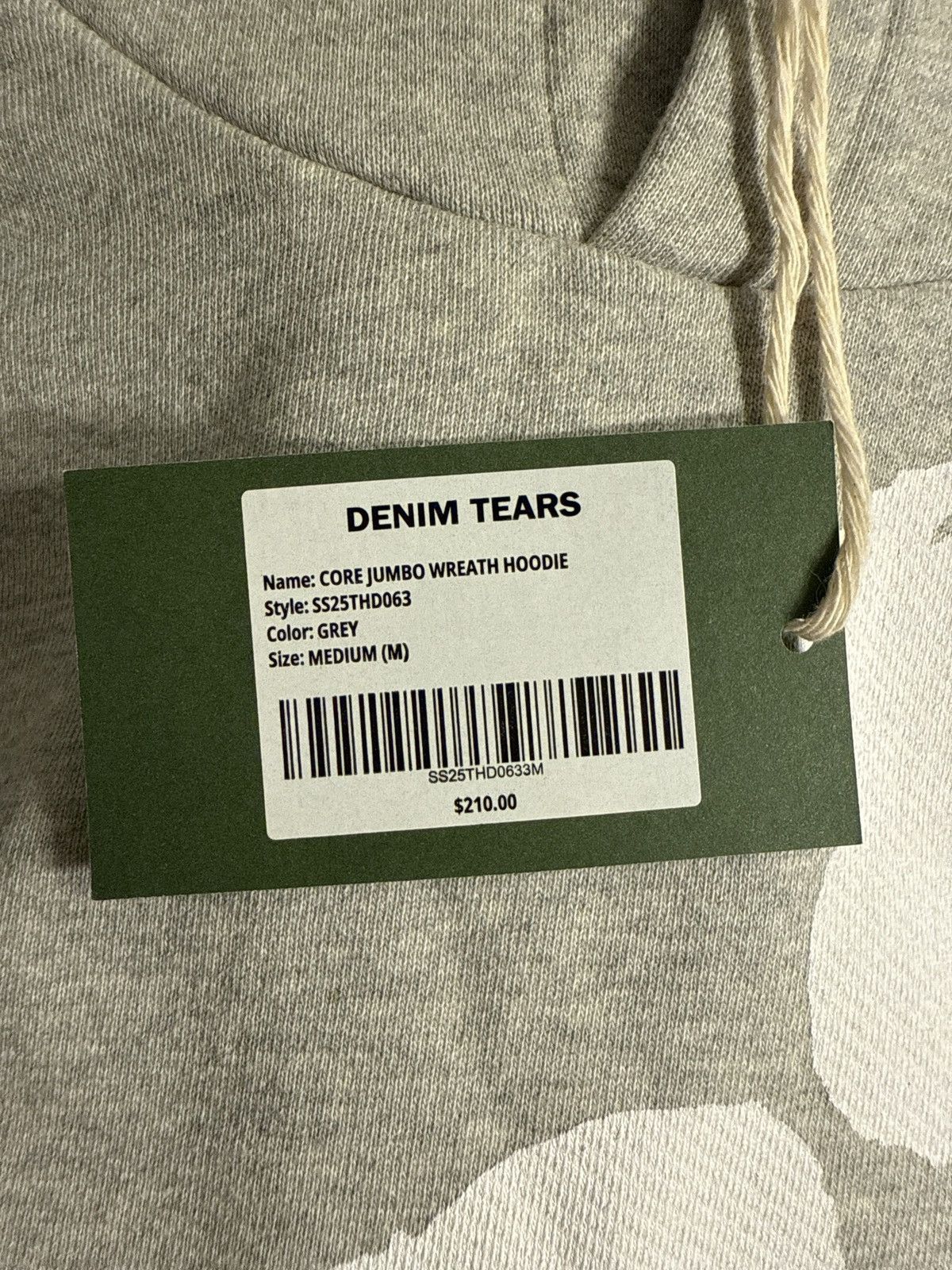 DENIM TEARS Gray Biggie Cotton Wreath Size US M / EU 48-50 / 2 - 7 Thumbnail