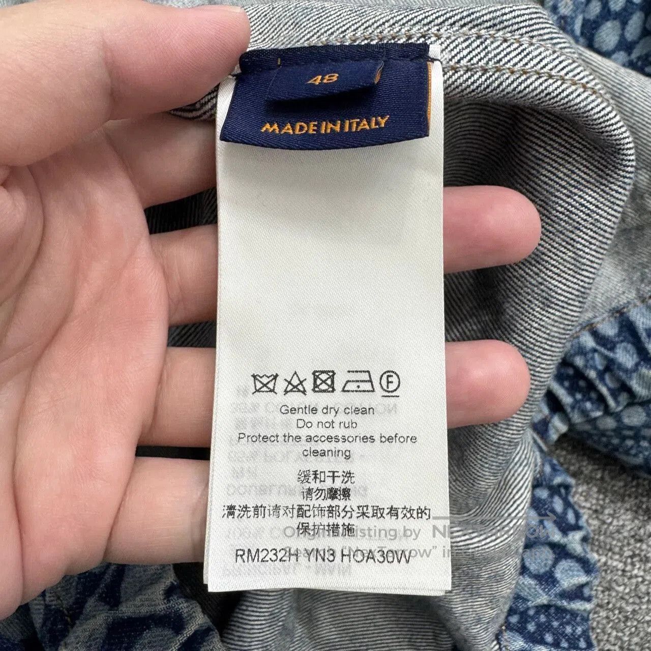 Louis Vuitton louis vuitton dotted denim jacket. Size US L / EU 52-54 / 3 - 4 Thumbnail