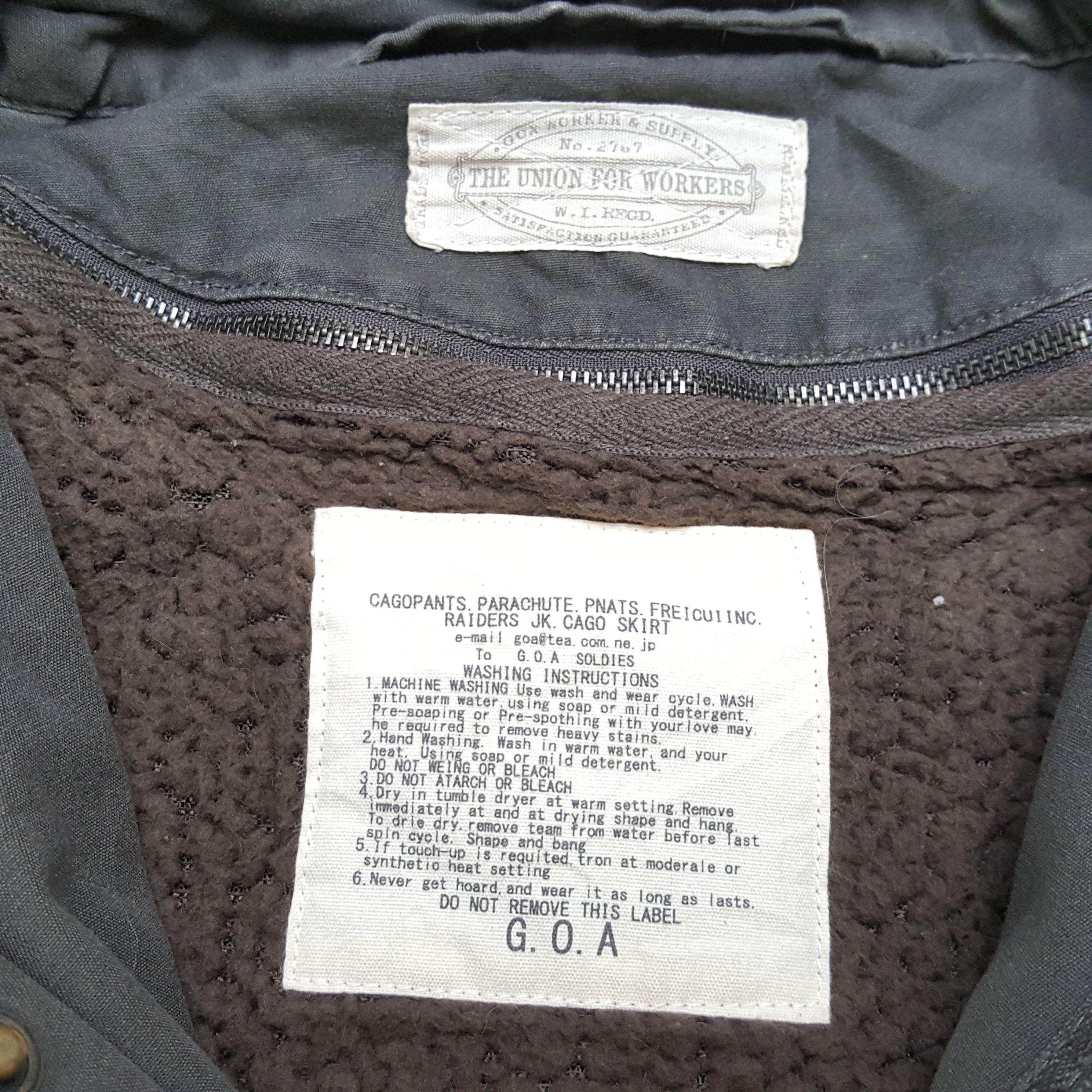 Japanese Brand Vintage G.O.A Japanese Fashion Designer Punk Jacket Size US M / EU 48-50 / 2 - 10 Thumbnail