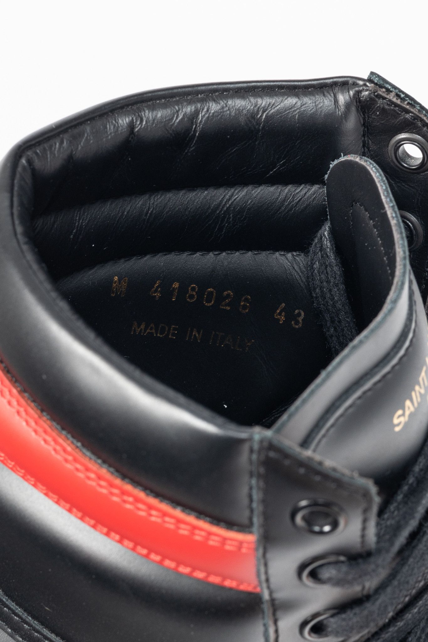 Saint Laurent Paris Saint Laurent SL/10H High Court Classic High-Top Sneakers Size US 10 / EU 43 - 12 Thumbnail