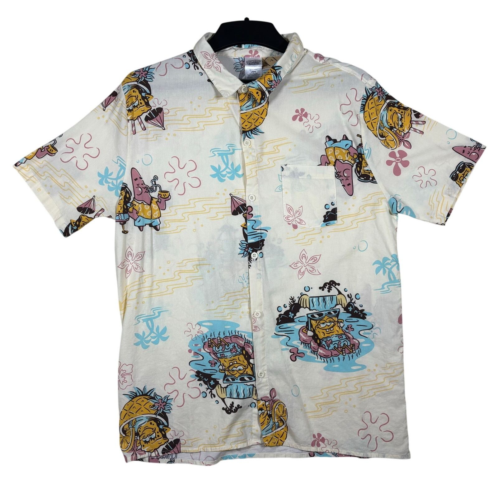 Nickelodeon SpongeBob SquarePants Nickelodeon Button Up Shirt Size US L / EU 52-54 / 3 - 1 Thumbnail