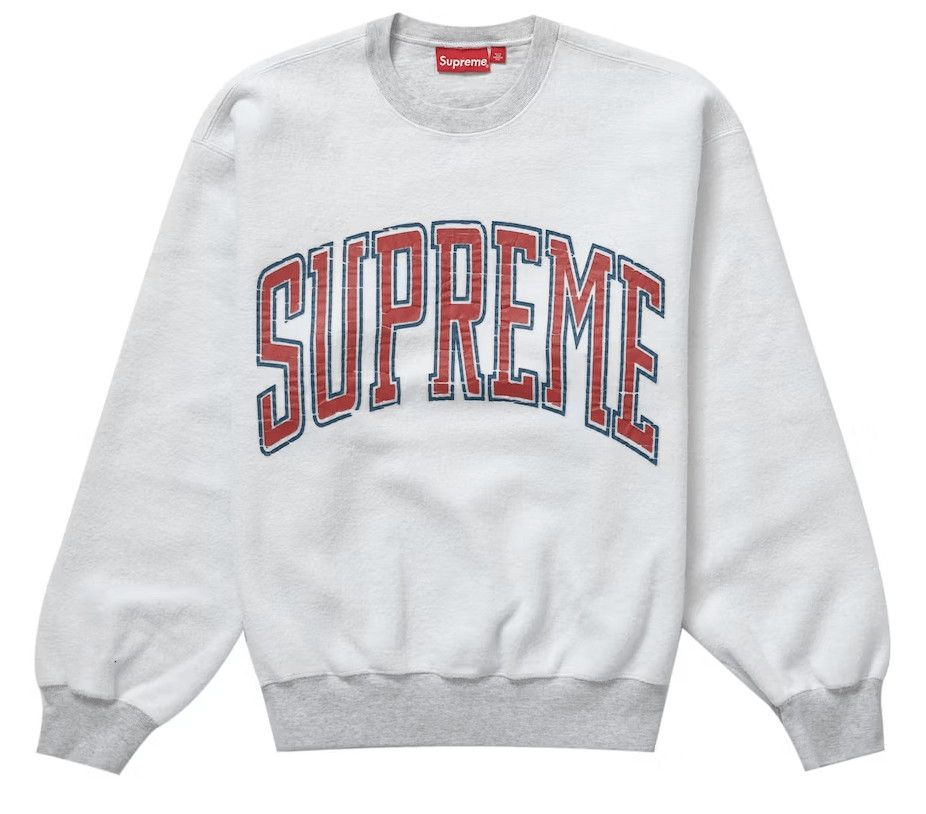 Supreme Inside Out Crewneck Sweatshirt Ash Grey | Grailed 