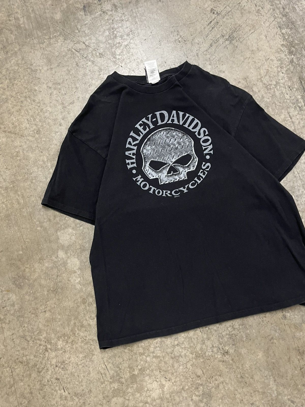 Harley Davidson × Vintage Harley Davidson vintage skull tee shirt hype rare grunge Size US XL / EU 56 / 4 - 3 Thumbnail